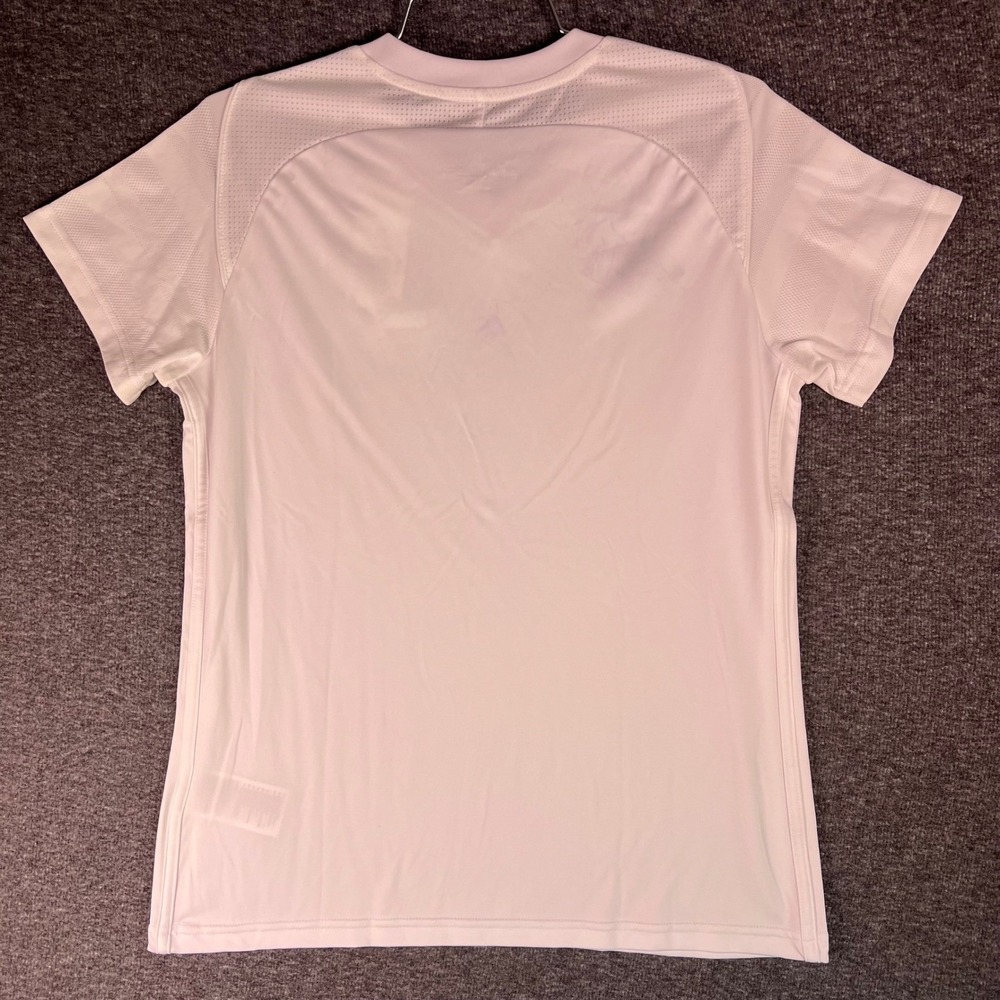 Adidas Tiro 17 Jersey Women's Medium White Short Sleeve ClimaCool Training Shirt - Picture 13 of 16